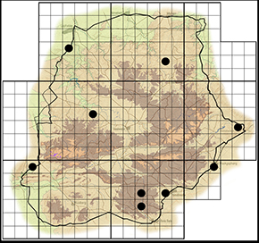Spialia mafa mafa Waterberg distribution